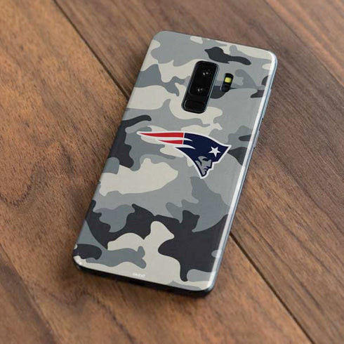 NFL New England Patriots Camo Galaxy S9 Plus Skin