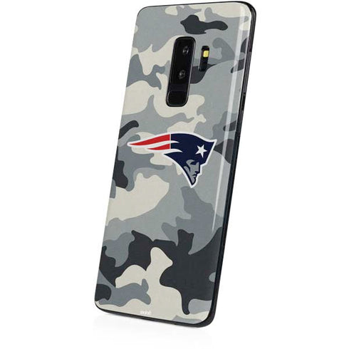 NFL New England Patriots Camo Galaxy S9 Plus Skin