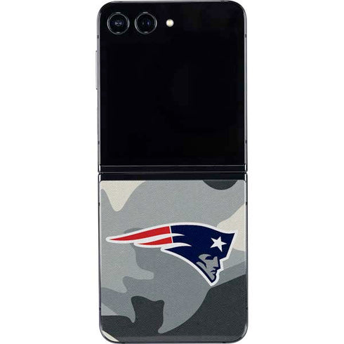 NFL New England Patriots Camo Galaxy Z Flip5 5G Skin