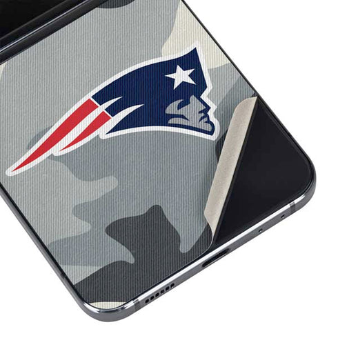 NFL New England Patriots Camo Galaxy Z Flip5 5G Skin
