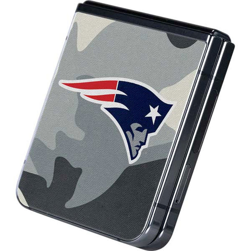 NFL New England Patriots Camo Galaxy Z Flip5 5G Skin
