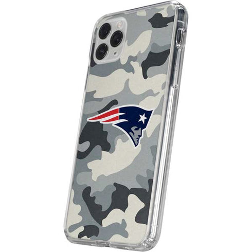 NFL New England Patriots Camo iPhone 11 Pro Clear Case