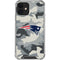 NFL New England Patriots Camo iPhone 12 Clear Case