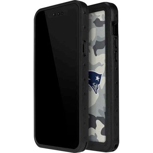 NFL New England Patriots Camo iPhone 12 Mini Waterproof Case