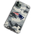 NFL New England Patriots Camo iPhone 12 Pro Clear Case