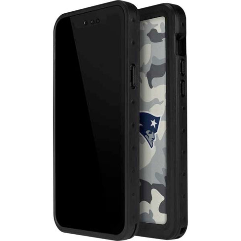 NFL New England Patriots Camo iPhone 12 Pro Waterproof Case