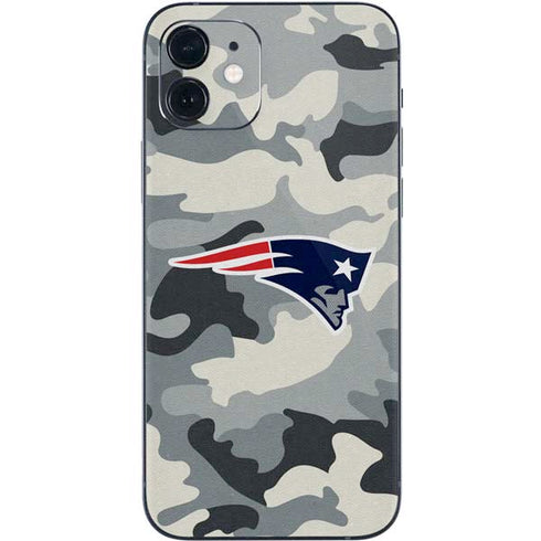 NFL New England Patriots Camo iPhone 12 Skin