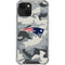 NFL New England Patriots Camo iPhone 13 Clear Case