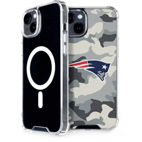 NFL New England Patriots Camo iPhone 13 MagSafe Case