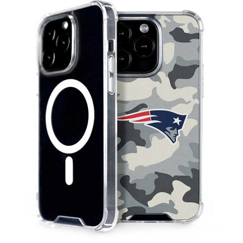 NFL New England Patriots Camo iPhone 13 Pro MagSafe Case