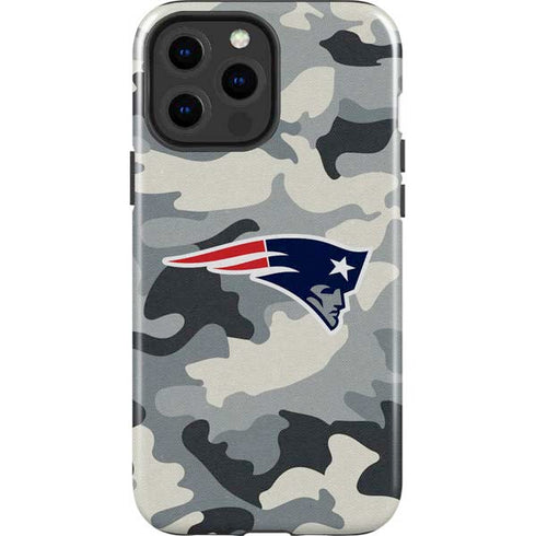 NFL New England Patriots Camo iPhone 13 Pro Max Impact Case