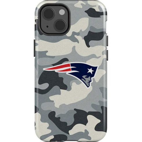 NFL New England Patriots Camo iPhone 14 Impact Case