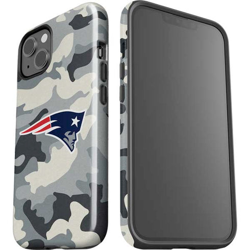 NFL New England Patriots Camo iPhone 14 Impact Case