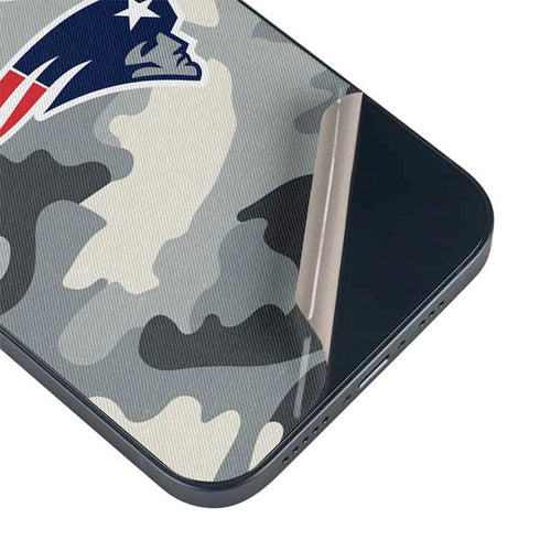 NFL New England Patriots Camo iPhone 14 Plus Skin