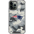 NFL New England Patriots Camo iPhone 14 Pro Max Clear Case