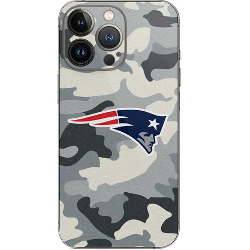 NFL New England Patriots Camo iPhone 15 Pro Skin