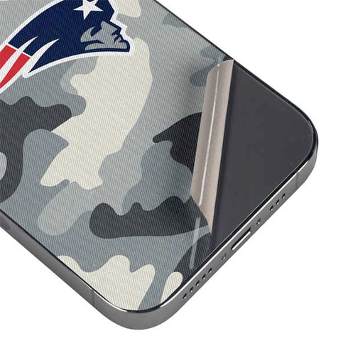 NFL New England Patriots Camo iPhone 14 Pro Skin