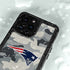 NFL New England Patriots Camo iPhone 14 Pro Waterproof Case