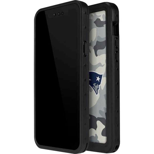 NFL New England Patriots Camo iPhone 15 Waterproof Case