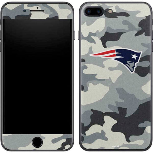 NFL New England Patriots Camo iPhone 8 Plus Skin