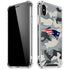 NFL New England Patriots Camo iPhone X/XS Clear Case
