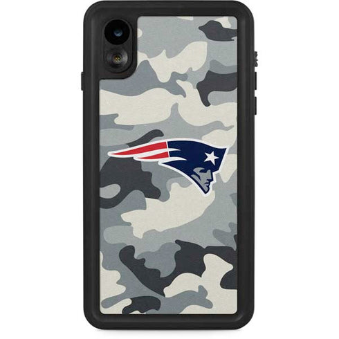 NFL New England Patriots Camo iPhone XR Waterproof Case