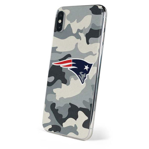 NFL New England Patriots Camo iPhone XS Max Skin