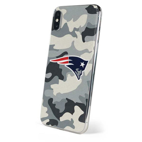 NFL New England Patriots Camo iPhone XS Skin
