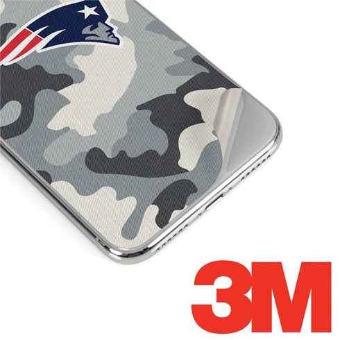 NFL New England Patriots Camo iPhone XS Skin