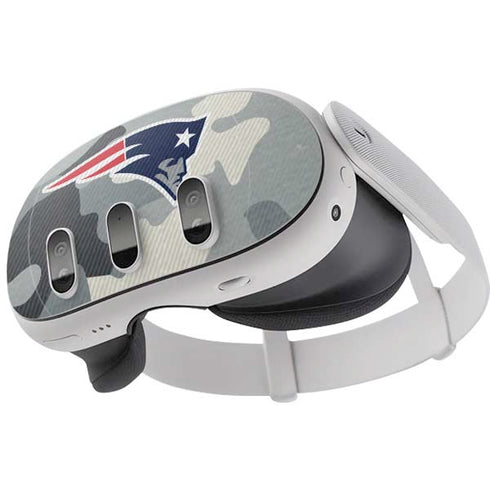 NFL New England Patriots Camo Meta Quest 3 Skin