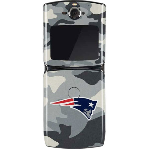NFL New England Patriots Camo Motorola RAZR Skin
