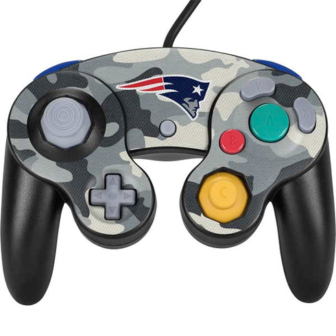 NFL New England Patriots Camo Nintendo GameCube Controller Skin