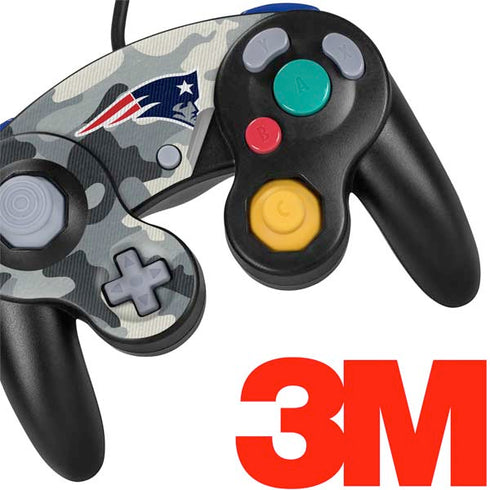 NFL New England Patriots Camo Nintendo GameCube Controller Skin