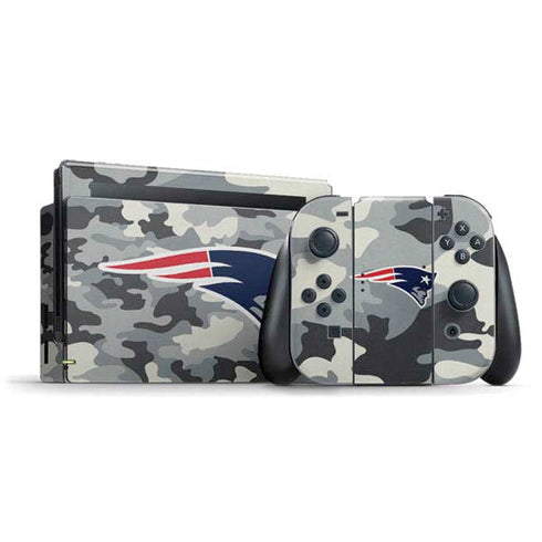 NFL New England Patriots Camo Nintendo Switch Bundle Skin