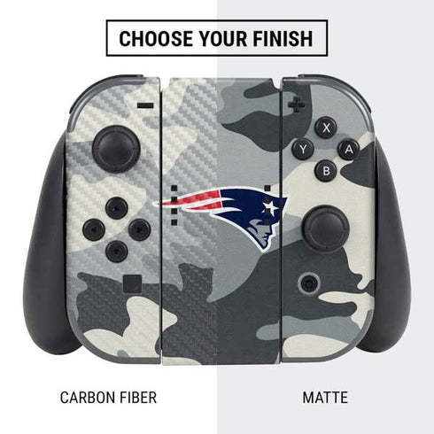 NFL New England Patriots Camo Nintendo Switch Bundle Skin