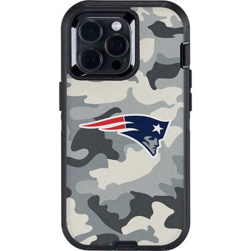 NFL New England Patriots Camo Otterbox Defender iPhone Skin