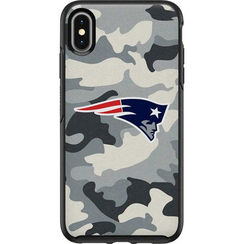NFL New England Patriots Camo Otterbox Symmetry iPhone Skin