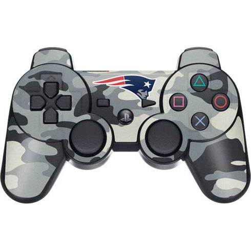 NFL New England Patriots Camo PS3 Dual Shock wireless controller Skin