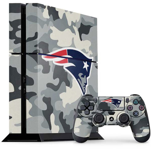 NFL New England Patriots Camo PS4 Console and Controller Bundle Skin