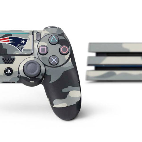 NFL New England Patriots Camo PS4 Pro Bundle Skin