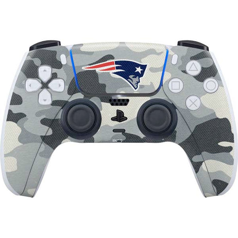 NFL New England Patriots Camo PS5 Controller Skin