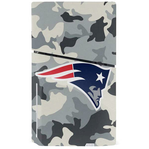 NFL New England Patriots Camo PS5 Slim Disk Bundle Skin