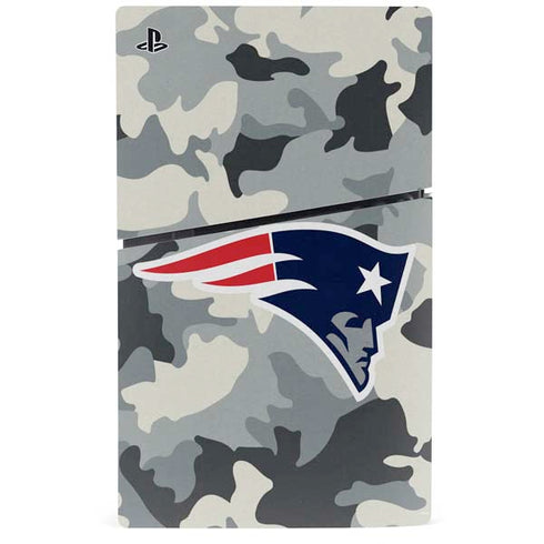 NFL New England Patriots Camo PS5 Slim Digital Edition Bundle Skin