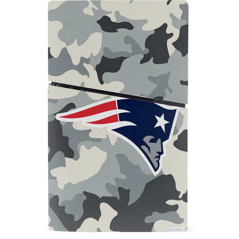 NFL New England Patriots Camo PS5 Slim Digital Edition Bundle Skin