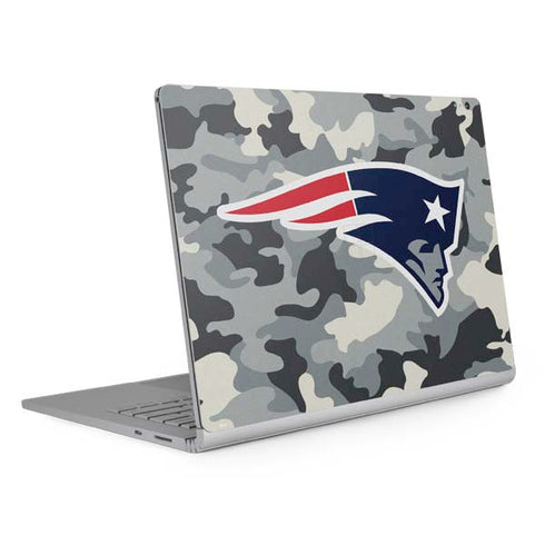 NFL New England Patriots Camo Surface Book 2 13.5in Skin