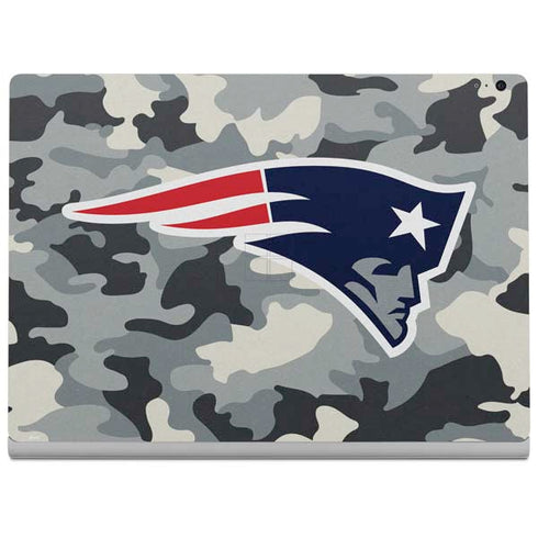 NFL New England Patriots Camo Surface Book 2 13.5in Skin