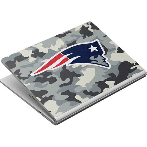 NFL New England Patriots Camo Surface Book Skin