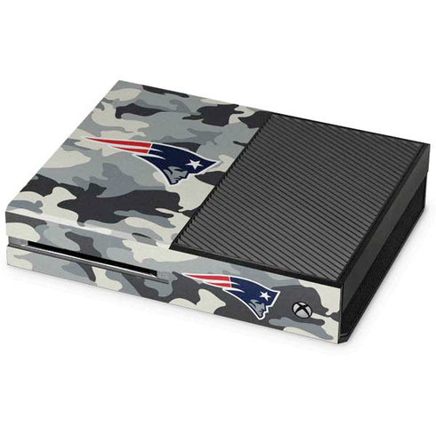 NFL New England Patriots Camo Xbox One Console Skin