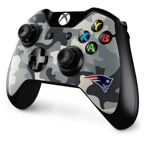 NFL New England Patriots Camo Xbox One Controller Skin