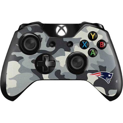NFL New England Patriots Camo Xbox One Controller Skin